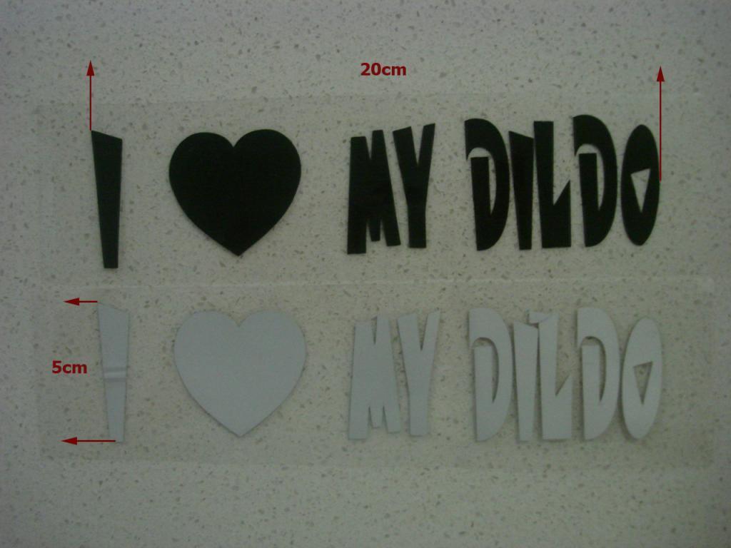 I LOVE MY PRANK FUNNY JOKE CAR DECAL STICKER Window Bike Ute Wall