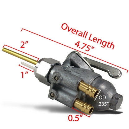 FUEL TAP SWITCH PETCOCK Valve For Honda CL175 CB350 CL350 SL350 CB360 CL360