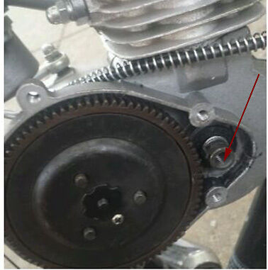 Small Bevel Wheel Clutch Gear Sprocket 80CC 66CC Motorised Bicycle Push Bike