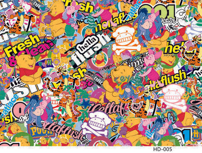 Decal Sticker Bomb Sheet A4 HOON JDM Car Wrap Skateboard Scooter Bike Wall Vinyl