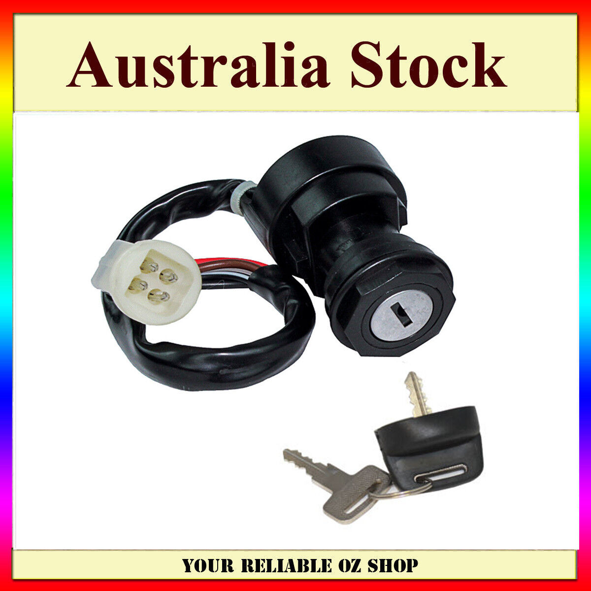 Key Ignition Switch Yamaha YFM250 YFM350 YFZ350 Moto4 Big Bear Banshee Warrior