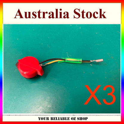 3Pcs 2 Wire Kill SWITCH For Honda Engine 168F 170F 188F Generator Waterpump