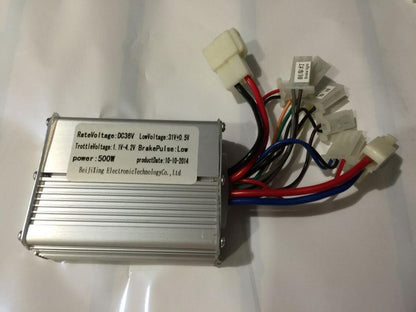 36V 500W MOTOR SPEED CONTROLLER CONTROL BOX ELECTRIC SCOOTER BRUSH BIKE BICYCLE