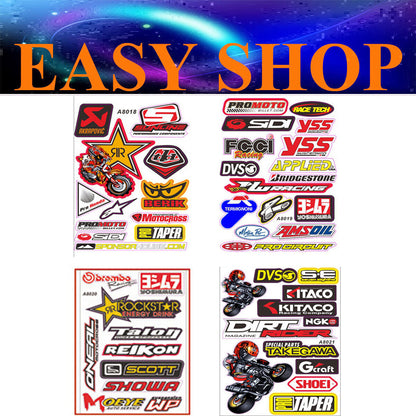 4 Pcs Sticker Decal Kit Yoshimura Motion Pro Circuit brembo RockstarTalon Reikon