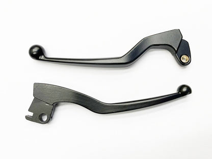 Pair Front Brake + clutch levers set Black For Suzuki DS80 1977-2000