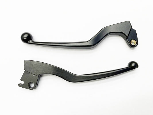 Pair Front Brake + clutch levers set Black For Suzuki DS80 1977-2000