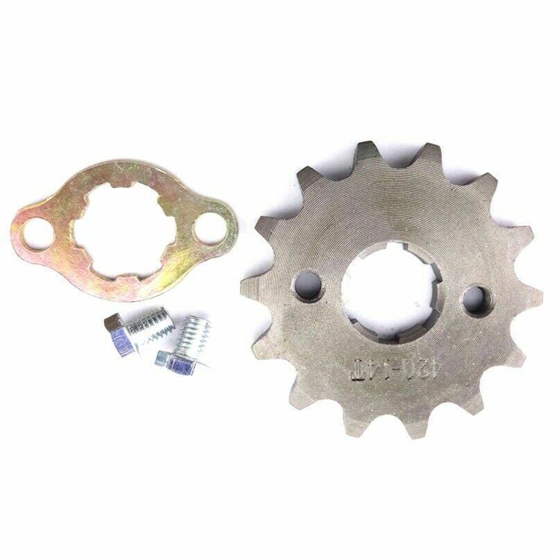 20mm 420 14T Tooth FRONT CHAIN SPROCKET 110cc 125cc 150cc Lifan Zongshen TDR DHZ