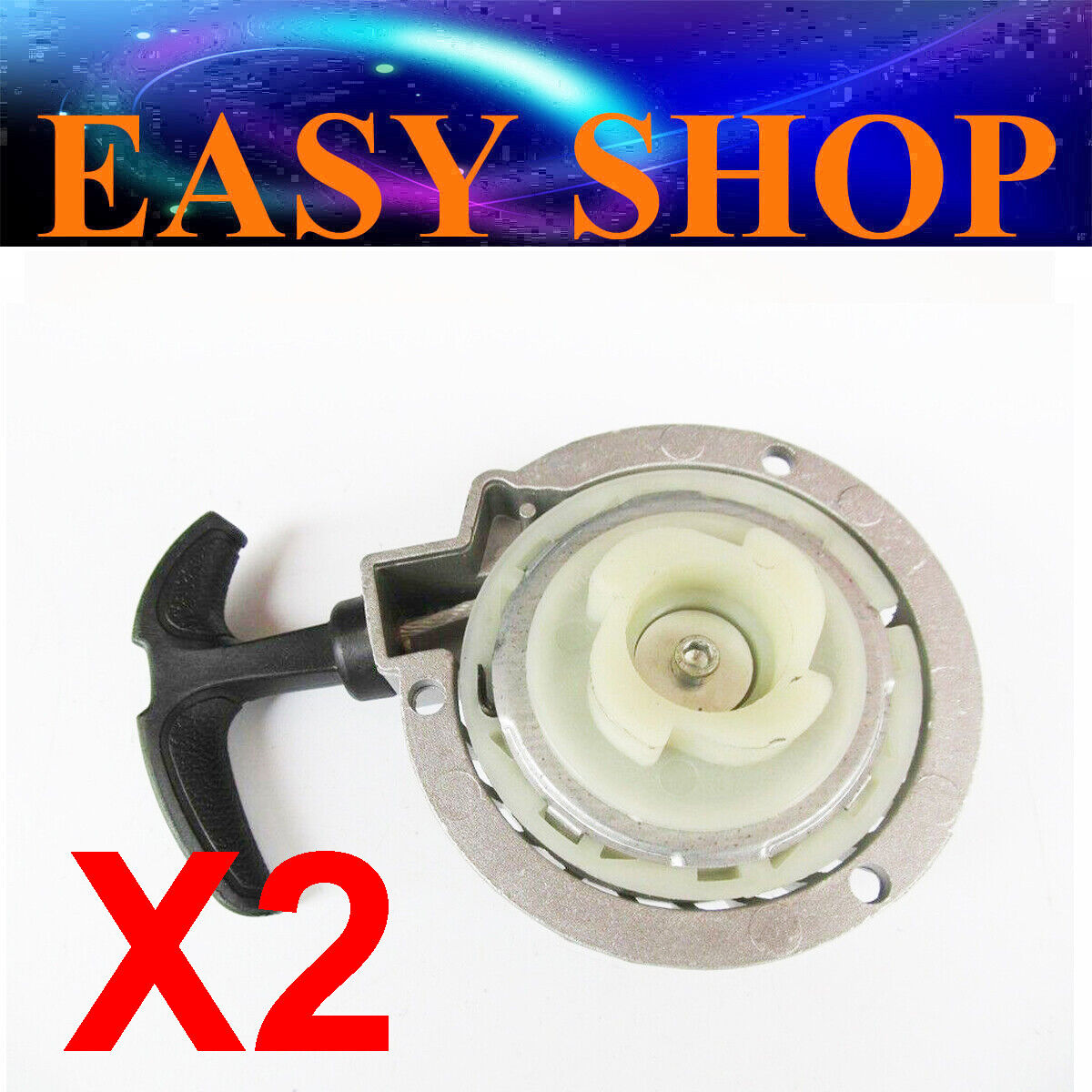 2X Easy Alloy Pull Start Starter 47cc 49cc Mini ATV QUAD Pocket Pitpro Dirt Bike