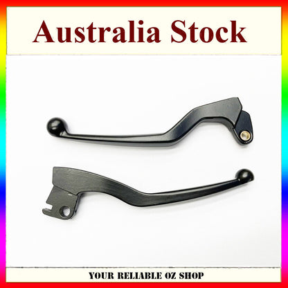 Pair Front Brake + clutch levers set Black For Suzuki DS80 1977-2000
