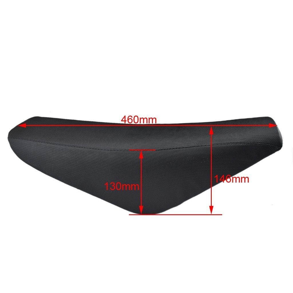 BLACK Flat Tall Foam Seat 110cc 125cc 140cc 150cc Foxico Motowork Assassin DHZ
