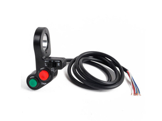 7/8 Inch Motorcycle Scooter Head/Turn Signal Light/Horn Switch Handlebar Button