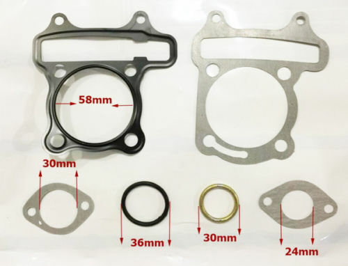 57mm HEAD BASE EXHAUST GASKET SEAL KIT GY6 125cc 150cc Moped ATV Scooter Bike