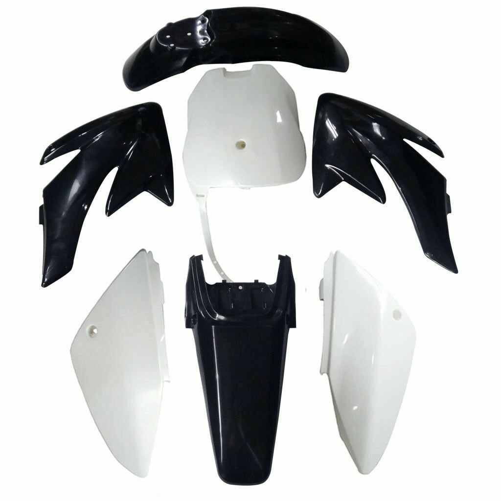 Black Plastic Fairing Cover Fender Guards Honda CRF70 150cc 160cc PIT PRO BIKE