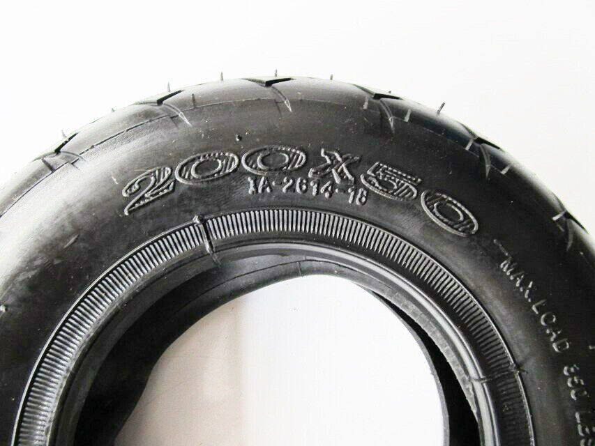 200x50 (8"x2") Inner Tube + Typre E100 E125 E200 Electric Scooter Mobility Carts