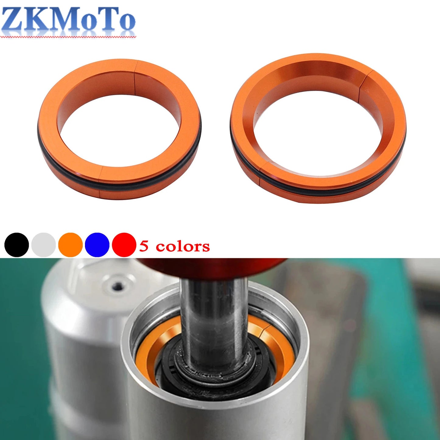 46/50mm CNC Rear Shock Seal Gasket For KTM EXC EXCF SX SXF XC XCF XCW 125 - 500