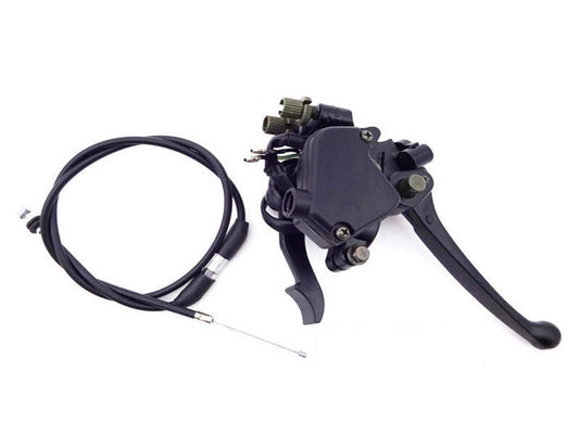 7/8" 22mm Thumb Throttle Cable Dual Brake Lever 110cc 125cc 150c ATV QUAD BIKE