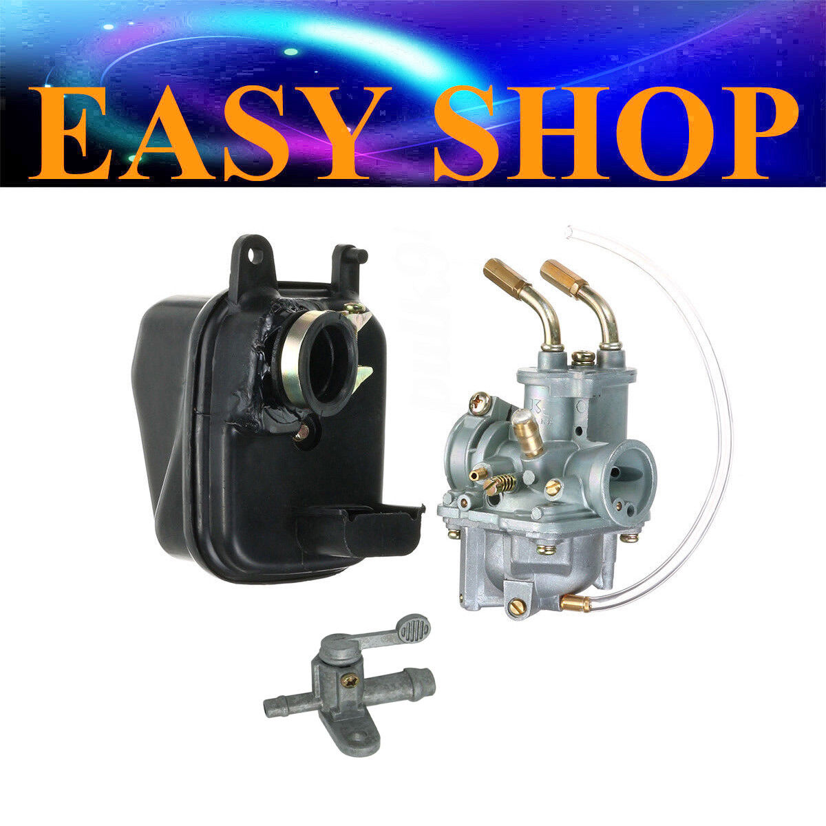 FOR YAMAHA PEEWEE 50 PW50 PY50 Y-ZINGER CARBURETOR CARBY + AIR FILTER + FUEL TAP