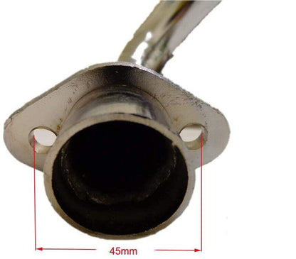 D Section Style Exhaust Pipe Muffler For HONDA XR50 CRF50 BBR XR 50 125CC Black