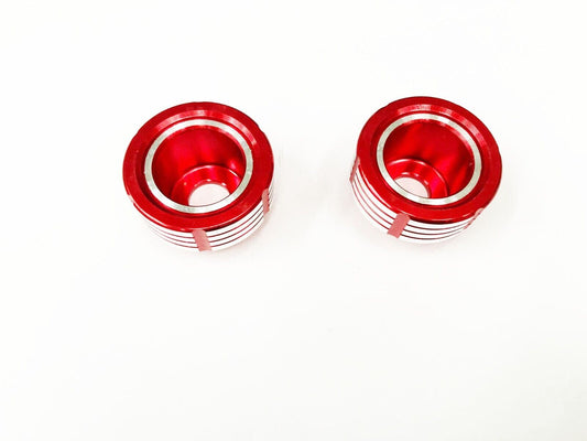 14MM CNC Red Fork Wheel Slider Protector Guard Thumpstar Dirt Pit PRO Dune Bike