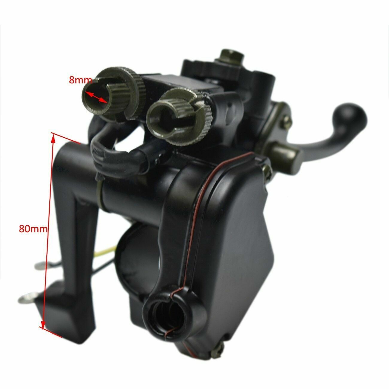7/8" 22mm Thumb Throttle Cable Dual Brake Lever 110cc 125cc 150c ATV QUAD BIKE