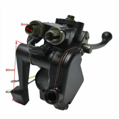7/8" 22mm Thumb Throttle Cable Dual Brake Lever 110cc 125cc 150c ATV QUAD BIKE