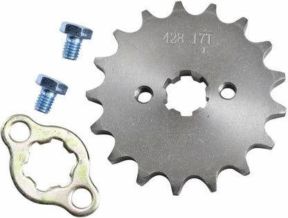 FRONT CHAIN SPROCKET COG 428 17 TEETH 125cc 150cc 250cc Taotao Kymco Apollo