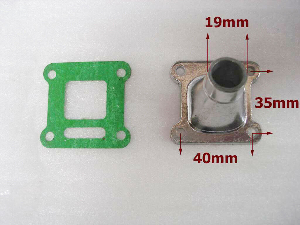 19mm Carby Intake Manifold Gasket 49cc 66cc 80cc Motorised Motorized Push Bike