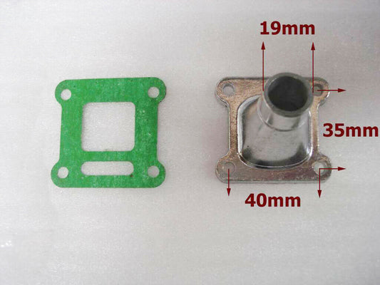 19mm Carby Intake Manifold Gasket 49cc 66cc 80cc Motorised Motorized Push Bike