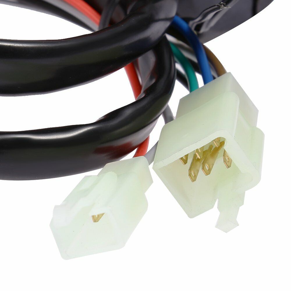 8 Wire START KILL LIGHT SWITCH BUTTON 50/70/90/107/110/125cc ATV QUAD BUGGY BIKE
