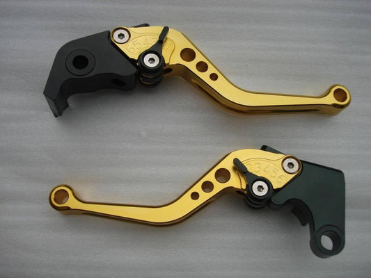 RED GOLD CNC YAMAHA BRAKE CLUTCH LEVER YZF R1 BIKE PIT PRO MOTORCYCLE THUMPSTAR