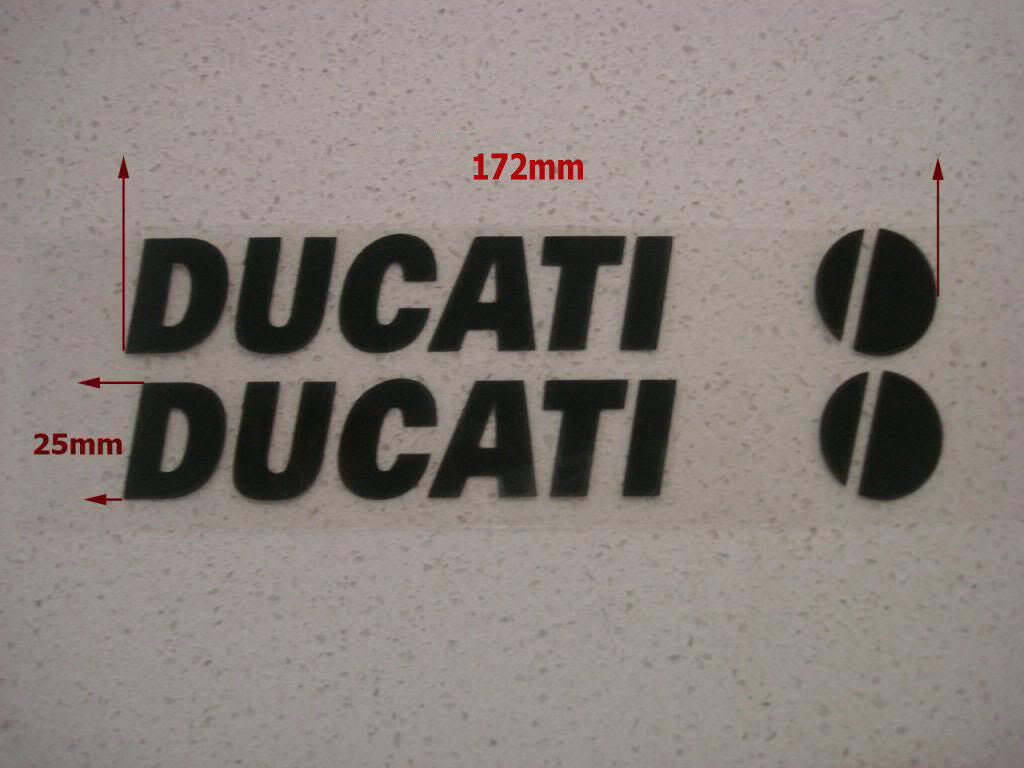 Ducati Sticker Decal Badge Emblem Logo Bike ATV Quad Motorcycle Petrol Fuel Tank