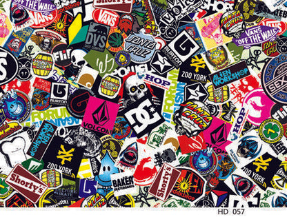 Decal Sticker Bomb Sheet A4 HOON JDM Car Wrap Skateboard Scooter Bike Wall Vinyl