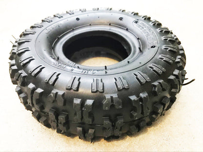 3.50 - 4 4" inch 4.10 - 4 Tyre Tire + Tube 49cc Mini Quad Dirt Bike ATV Buggy