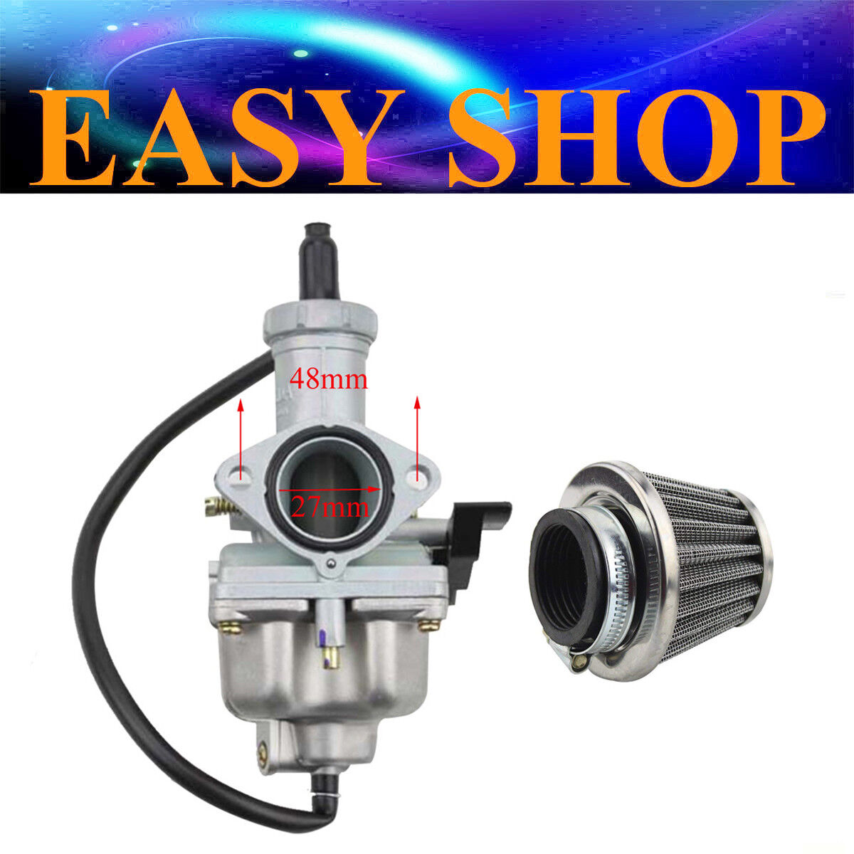 PZ27mm Carburetor Carby Air filter 125CC 140CC 150cc 160CC 200cc TDR Foxico DHZ