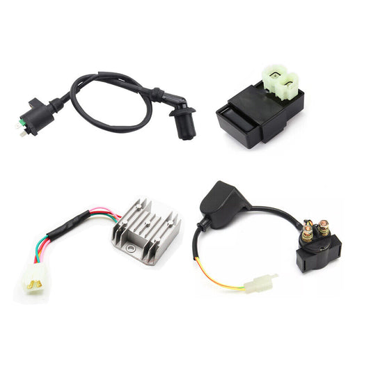 Ignition Coil + CDI + Solenoid + Regulator GY6 125cc 150cc 250cc Moped Scooter
