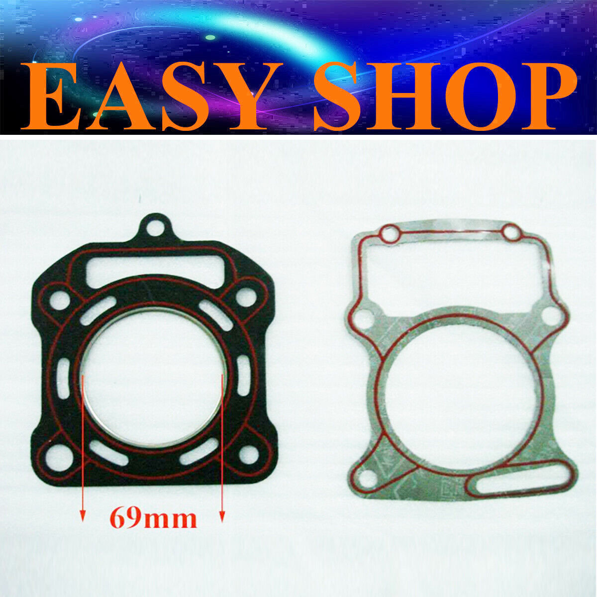 69mm Head Base Gasket Seal CG250cc 300cc Water Cooled Dirt Bike Quad ATV Buggy