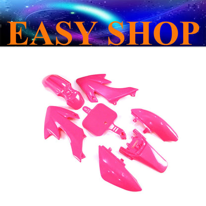 Pink Plastic Fairing Cover Fender Guards 50cc 70cc 90cc 125cc Dirt Pit Pro Bike
