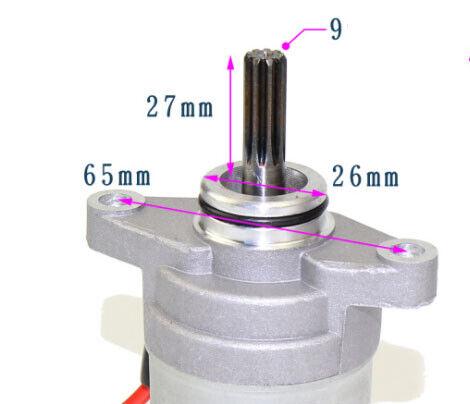 9 Tooth STARTER MOTOR for YAMAHA YQ100 YN100 BWS100 MBK YQ100 Nitro YN100 Ovetto