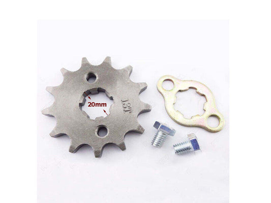 420 13 Tooth 20mm FRONT CHAIN SPROCKET 50cc 90cc 110cc 125cc ATV QUAD DIRT BIKE