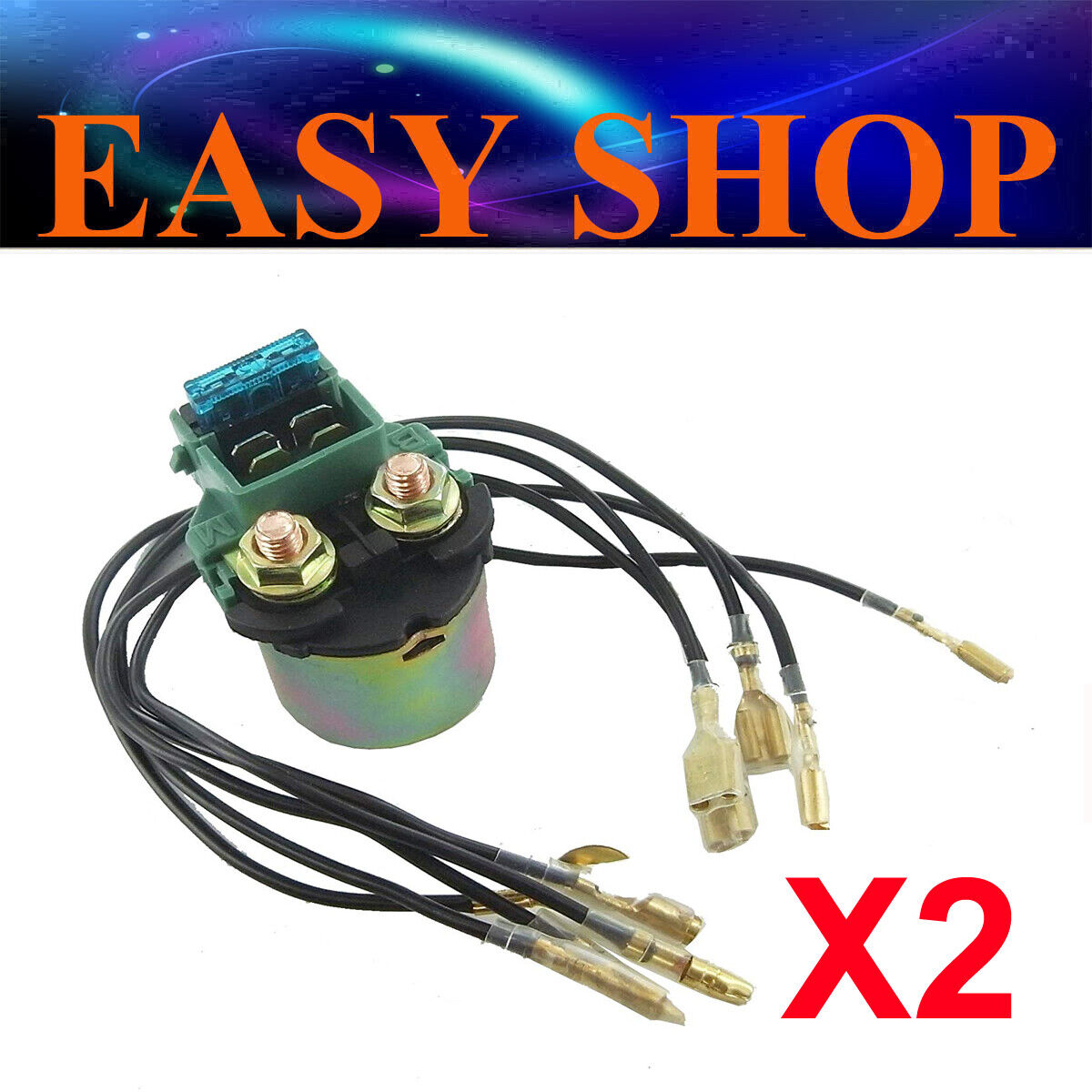 2X Starter Solenoid Relay Honda CRF150 230 GL1500 VT600 SHADOW DIRT BIKE ATV PIT