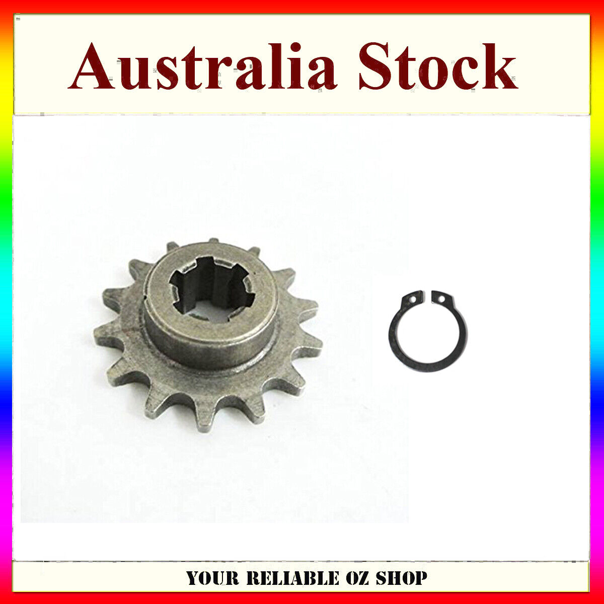 14mm 14T Front Chain Sprocket T8F 43/47/49cc Mini GAS Scooter Rocket PITPRO Bike