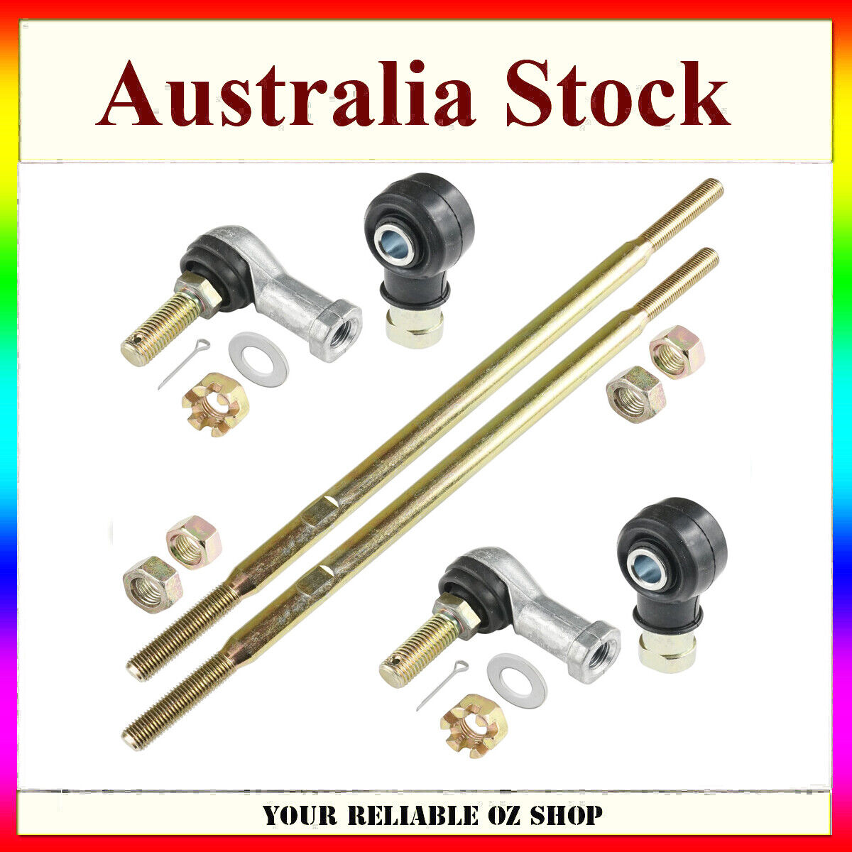 2 Sets Tie Rod Sets for Polaris Sportsman 500 4X4 1996 1997