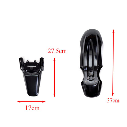 Front + Rear Plastic Fender Mudguards Covers For HONDA CRF XR 50cc Atomik Pitpro