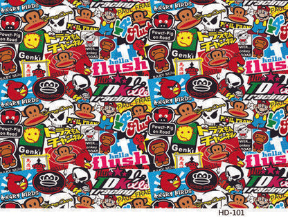 Decal Sticker Bomb Sheet A4 HOON JDM Car Wrap Skateboard Scooter Bike Wall Vinyl