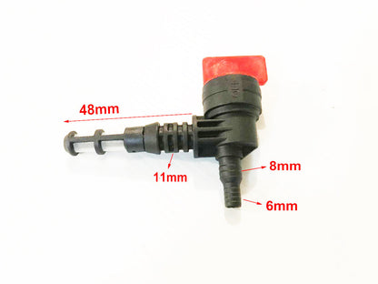 Gas Fuel Tap Shut Off Valve With Filter Grommet for Kohler 2546203S Rotary 13116