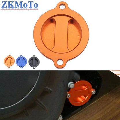 CNC Oil Filter Cover Cap KTM Duke 125 200 390 1050 1090 1190 1290 690 790 890
