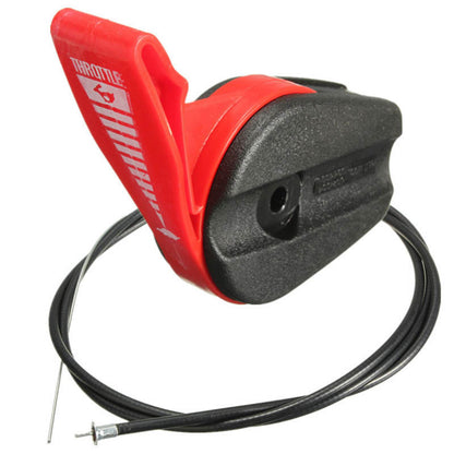 2X Throttle Control Switch Lever Cable For Petrol MASPORT ROVER Lawnmower Engine