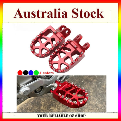 CNC Foot peg Pedal FootRest For AFRICA TWIN XRV750 Kawasaki KLX250 KLX300 KLX650