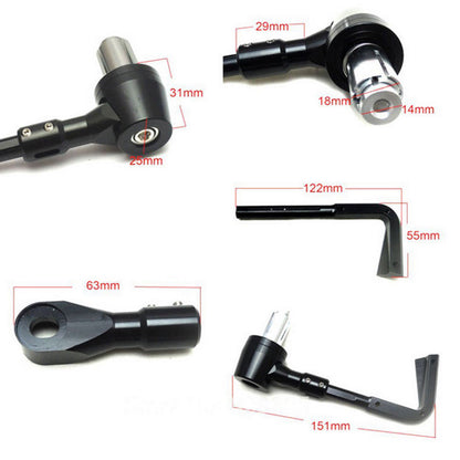 BLUE 22mm 7/8" CNC Brake Clutch Lever Protector Guard Suzuki GSXR750 GSXR1000