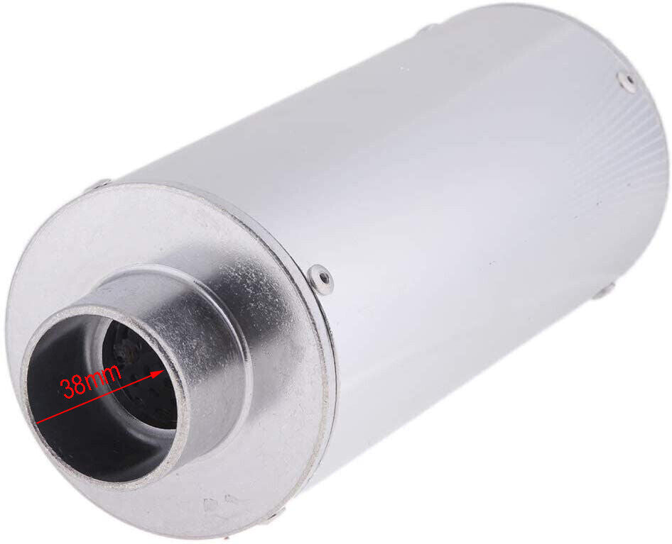 28mm Exhaust Muffler + Clamp 90cc 110cc 125cc 140cc PIT Trail Quad Dirt Bike ATV